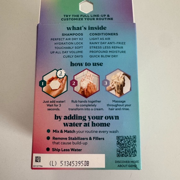 New Gemz Want It All Variety Kit Shampoos & Conditioners Color Safe 11 Count - Picture 6 of 9